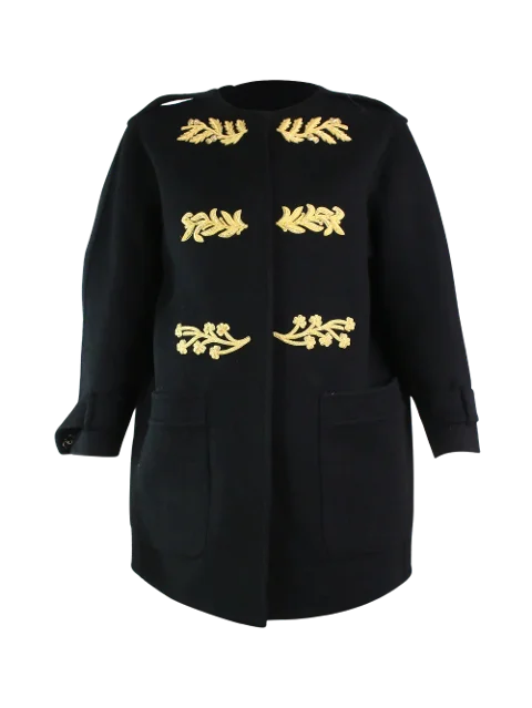 Black Cashmere Burberry Coat