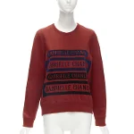 Red Cotton Chanel Sweatshirt