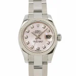 Pink White Gold Rolex Watch