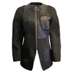 Black Leather Alexander Wang Jacket