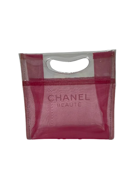 Pink Plastic Chanel Handbag
