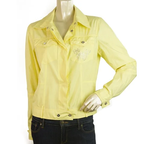 Yellow Fabric Blumarine Jacket