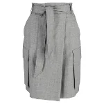 Grey Wool Max Mara Skirt