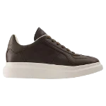 Brown Leather Alexander McQueen Sneakers