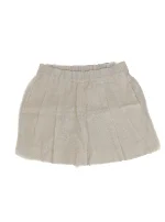White Fabric Asceno Shorts