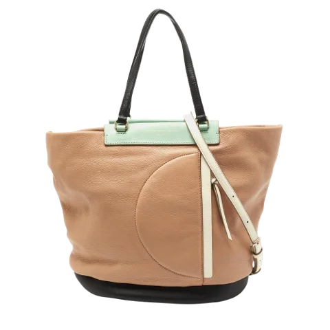 Beige Leather Marc Jacobs Tote