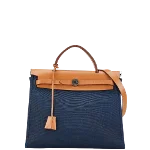 Navy Canvas Hermès Herbab