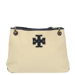 White Leather Tory Burch Shoulder Bag