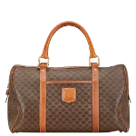 Brown Leather Celine Boston Bag