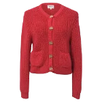 Red Wool Ba&sh Cardigan