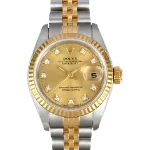 Gold Stainless Steel Rolex Watch