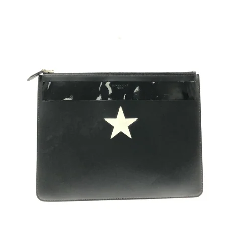 Black Leather Givenchy Clutch