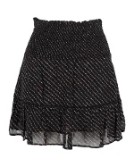 Black Fabric Ganni Skirt