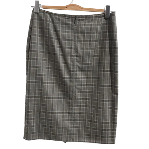 Grey Wool Dior Skirt
