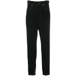 Black Cotton Versace Trousers