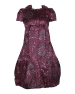 Purple Silk Burberry Dress