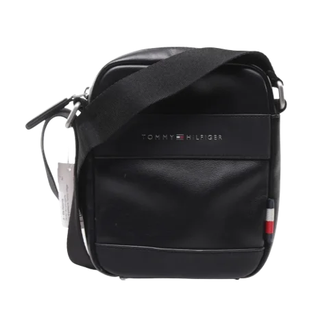 Black Fabric Tommy Hilfiger Shoulder Bag