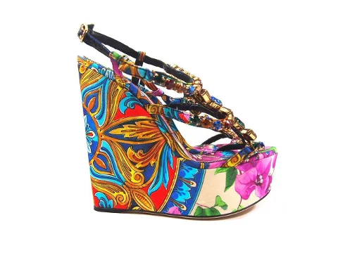 Multicolor Fabric Dolce & Gabanna Sandals
