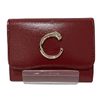 Red Leather Cartier Wallet