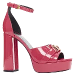 Pink Leather Versace Sandal