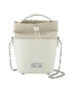 White Leather Maison Margiela Handbag