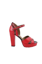 Red Leather Sonia Rykiel Heels