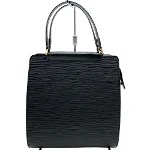 Black Leather Louis Vuitton Figari