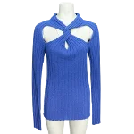 Blue Wool Versace Top