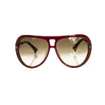 Brown Fabric FRAME Sunglasses