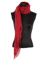 Burgundy Fabric Wolford Scarf