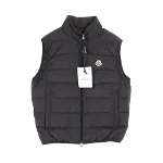 Black Plastic Moncler Vest