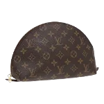 Brown Canvas Louis Vuitton Cosmetic Pouch