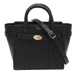 Black Leather Mulberry Tote