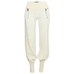 White Fabric Versace Jeans Couture Pants