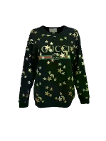 Black Fabric Gucci Sweatshirt