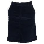 Navy Corduroy A.P.C. Skirt