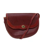 Red Canvas Dior Shoulder Bag