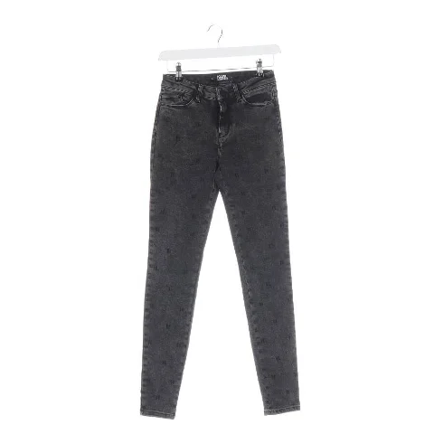 Grey Cotton Karl Lagerfeld Jeans
