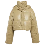 Beige Fabric Nanushka Jacket