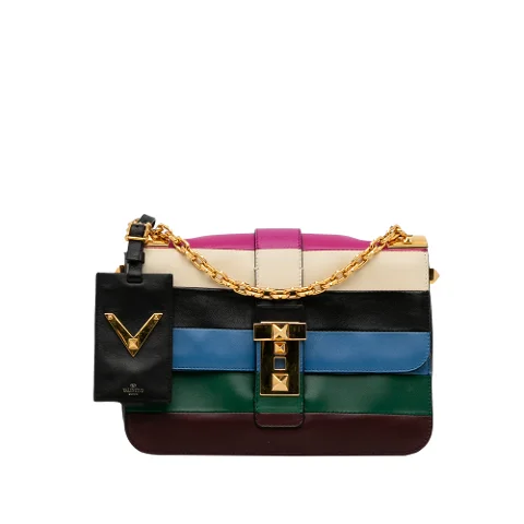 Multicolor Leather Valentino Shoulder Bag