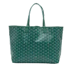 Green Fabric Goyard St Louis Tote