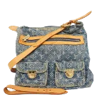 Blue Fabric Louis Vuitton Baggy