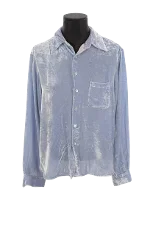 Blue Viscose Equipment Shirt