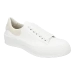 White Canvas Alexander McQueen Sneakers