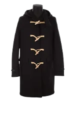 Black Wool Saint Laurent Coat