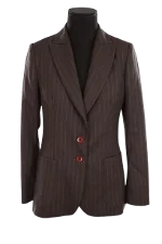 Brown Wool Maje Blazer