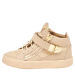 Beige Leather Giuseppe Zanotti Sneakers