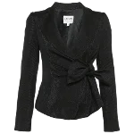 Black Cotton Armani Collezioni Blazer