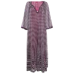 Purple Silk Missoni Dress