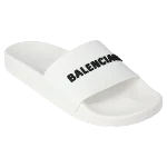 White Rubber Balenciaga Sandals